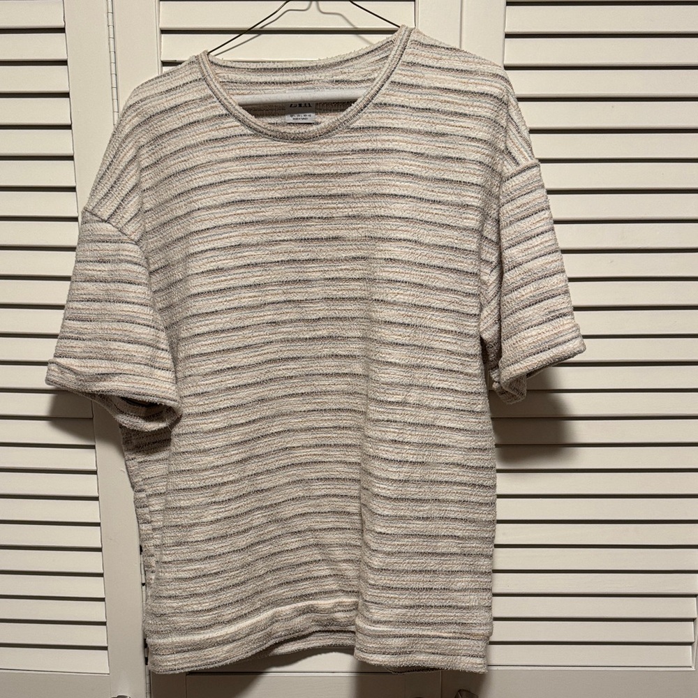 Zara Striped Short Sleeve Tee